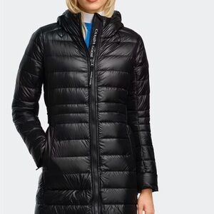 Canada Goose black cypress sz Large Quilted Black Jacket